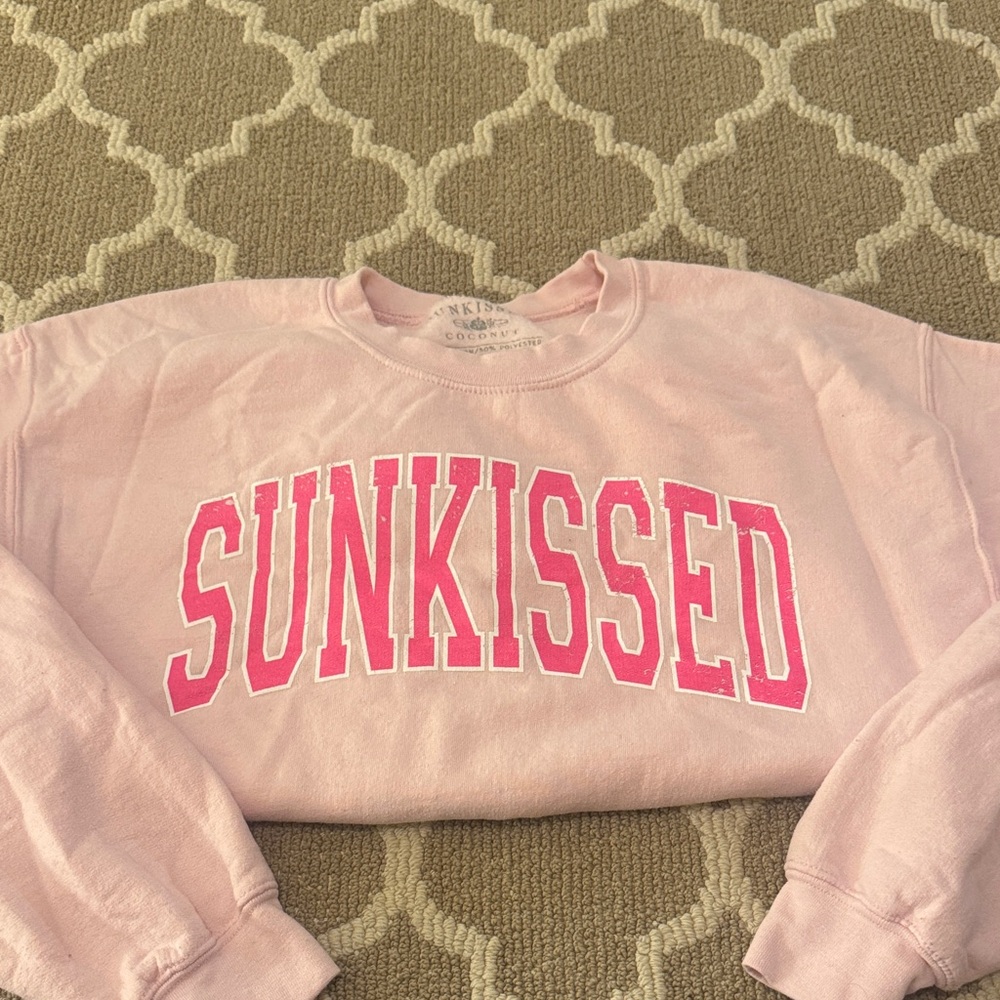 Sunkissed Light Pink Sweatshirt